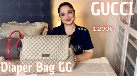 wickeltasche gucci|gucci diaper bag set.